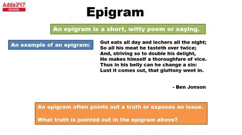 Epigram Definition & Meaning